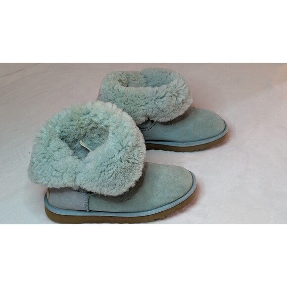 UGG RARE Teal Turquoise Bailey Button Boots Women’s US Size (8) #5803 - Picture 1 of 16